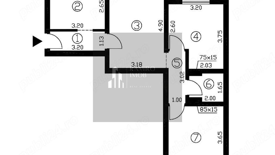 Vanzare apartament 3 camere |  Crangasi |  Prox Metrou |  Tramvai 41 - Poză 6