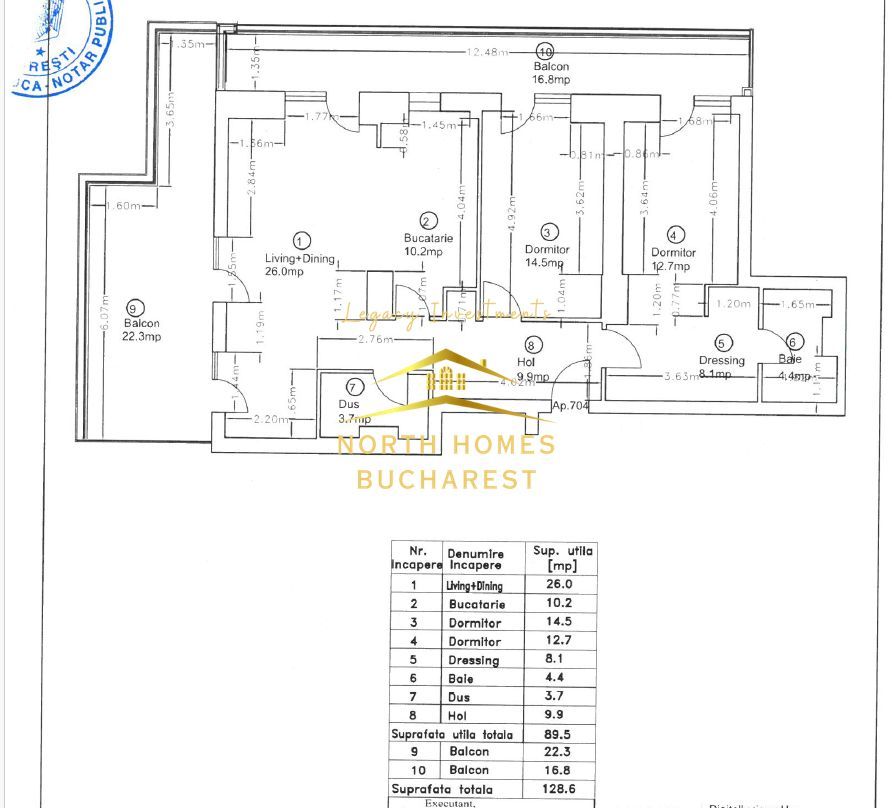 APARTAMENT 3 CAMERE |PIPERA |INCALZIRE GRATUITA |0% COMISION - Poză 15