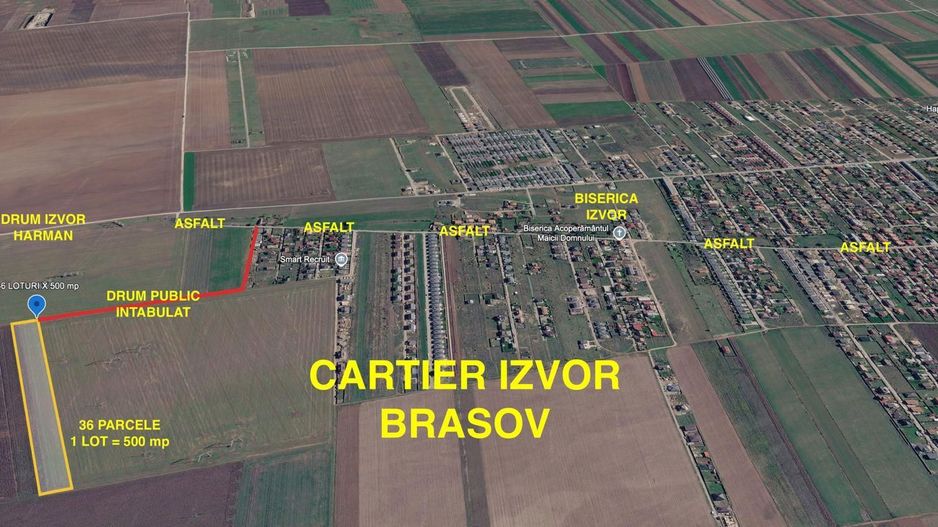 Loturi Teren Izvor – 500 MP | Preț începând de la 8.990 € - Poză 1