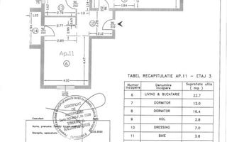 Apartament Spatios 84 mp + parcare 39 mp, gata de mutare - Schiță 4