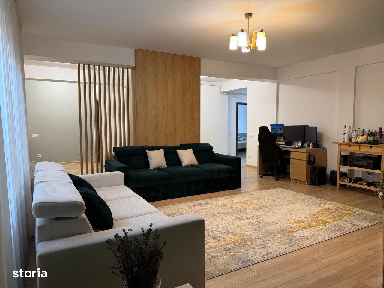 Apartament 3 camere 110mp mobilat/utilat metrou Crangasi 900m - Poză 7