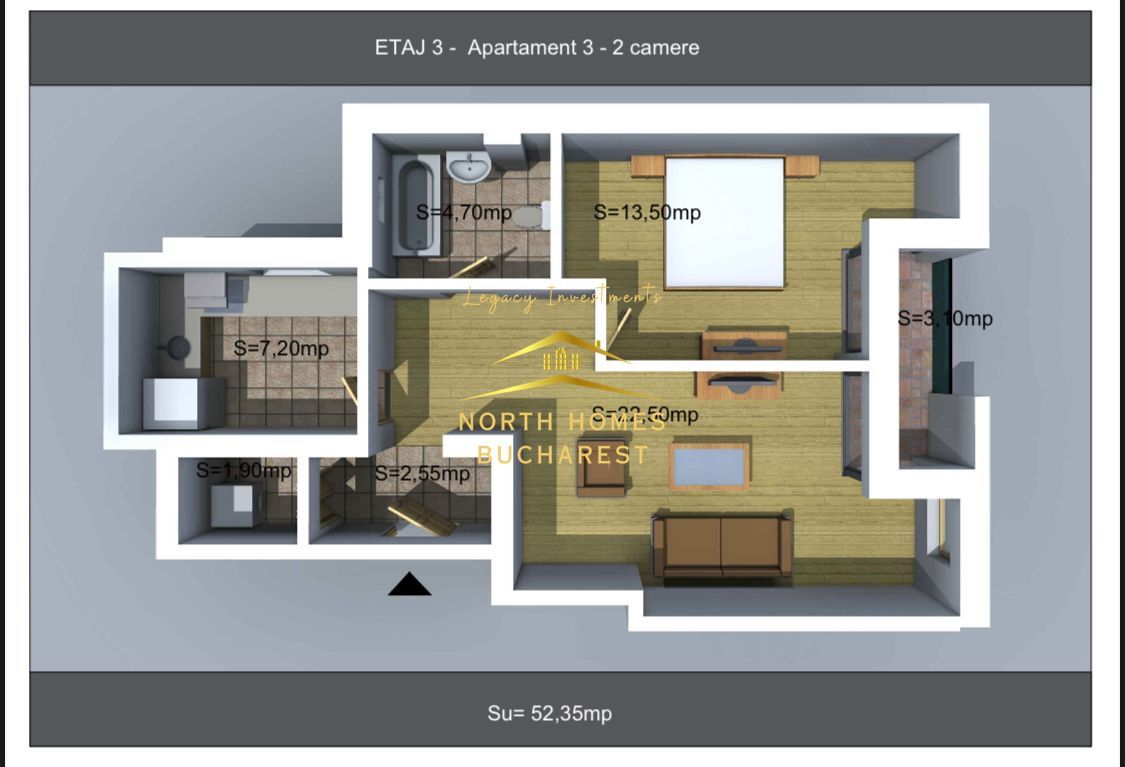 0 COMISION 2 Camere Colosseum Livrare Iulie 2024 - Poză 3