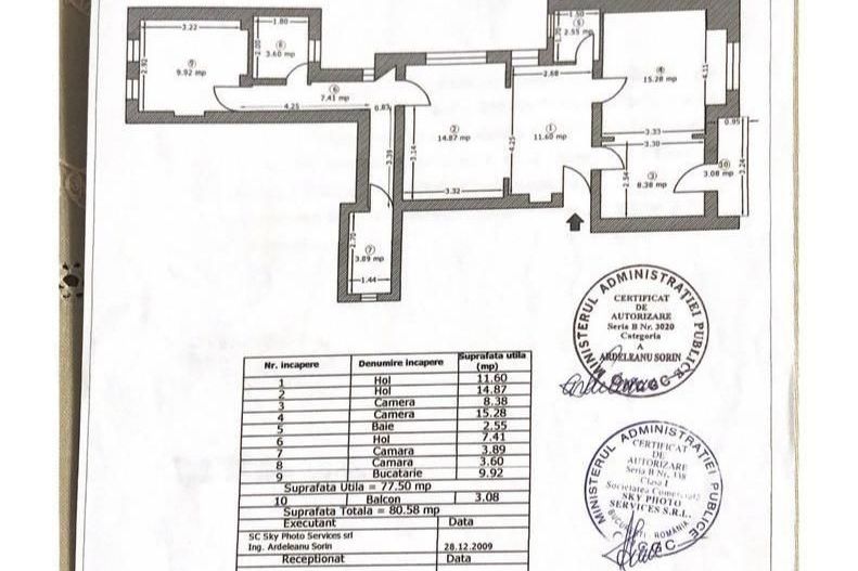 Apartamet de vânzare 3 camere+living -  Cișmigiu - renovat, Fără Risc Seismic - Poză 11
