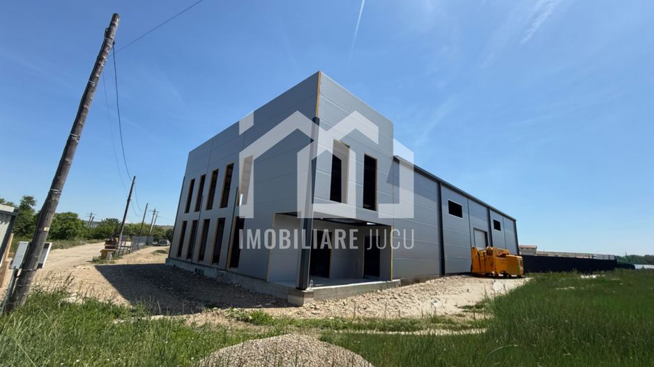 Hala + Birouri 600 mp Echipată | Jucu Industrial | Acces TIR | 3.800€ - Poză 2