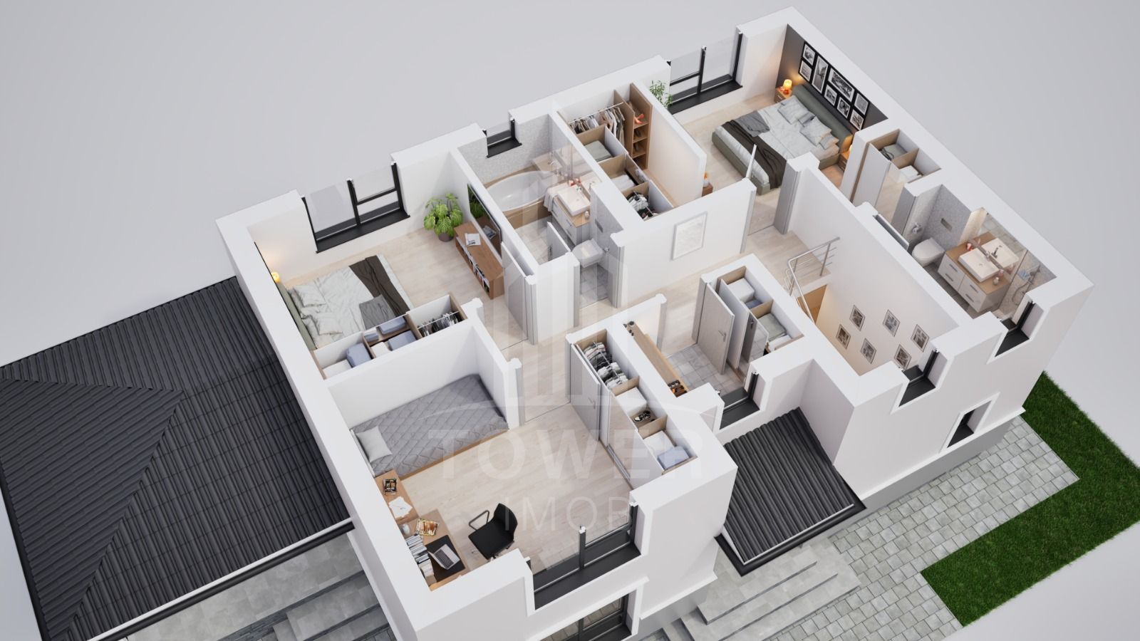 Casă individuală 5 camere | cu rate direct la dezvoltator| Lângă Sibiu - Poză 4