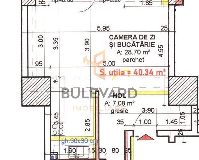 Comision 0! Apartament tip studio de vanzare in bloc nou! - Schiță 11
