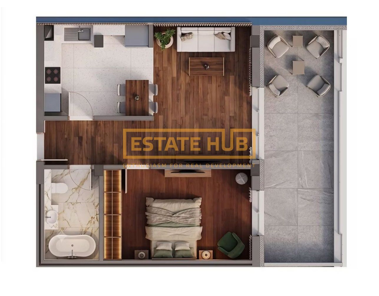 Apartamente 2 camere | Standarde NZEB | Comision 0 - Poză 2