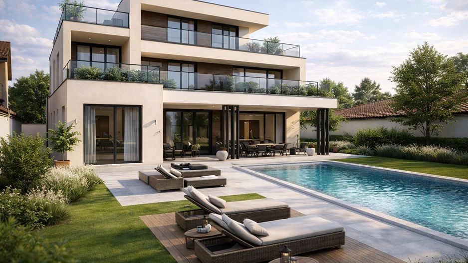 Smart Home with Pool Villa Iancu Nicolae - Poză 2