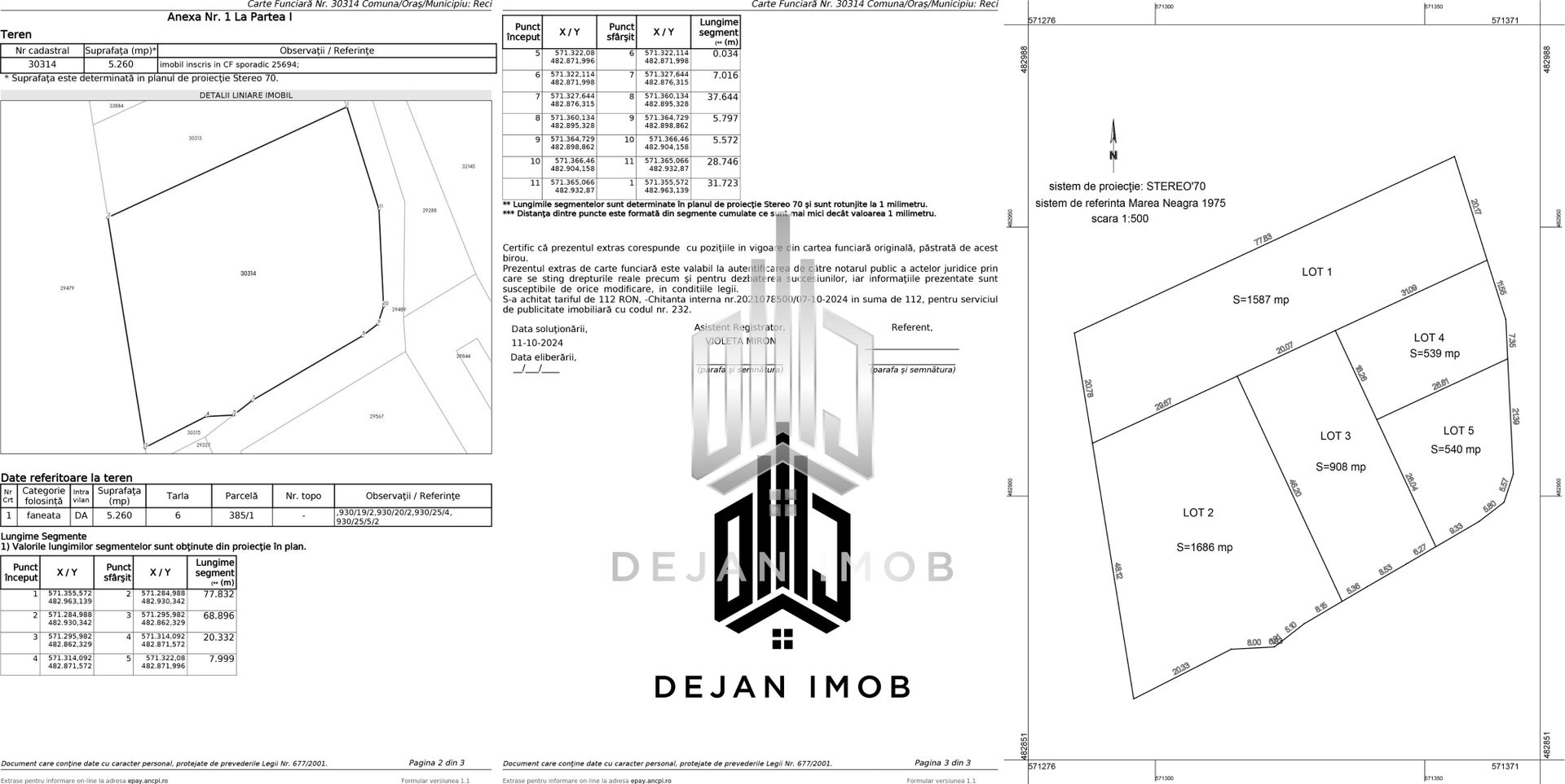 Teren intravilan | 5.260 MP | Reci - Poză 4