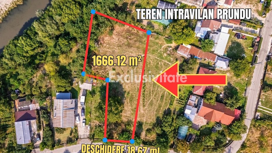 Teren intravilan Prundu - oportunitate excelentă de investiție! - Poză 1