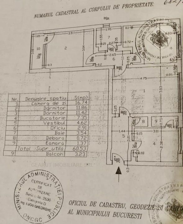 Apartament 3 camere Stefan Cel Mare - Schiță 16