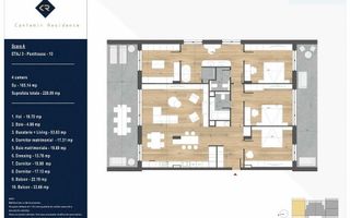 Penthouse 5 camere*parcare subterana*TVA inclus*Cantemir Residence - Poză 13