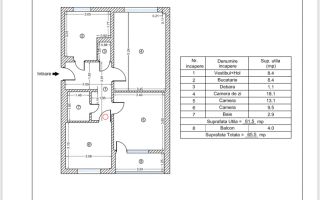 3 camere - Drumu Taberei (1min metrou Raul Doamnei) - Schiță 7