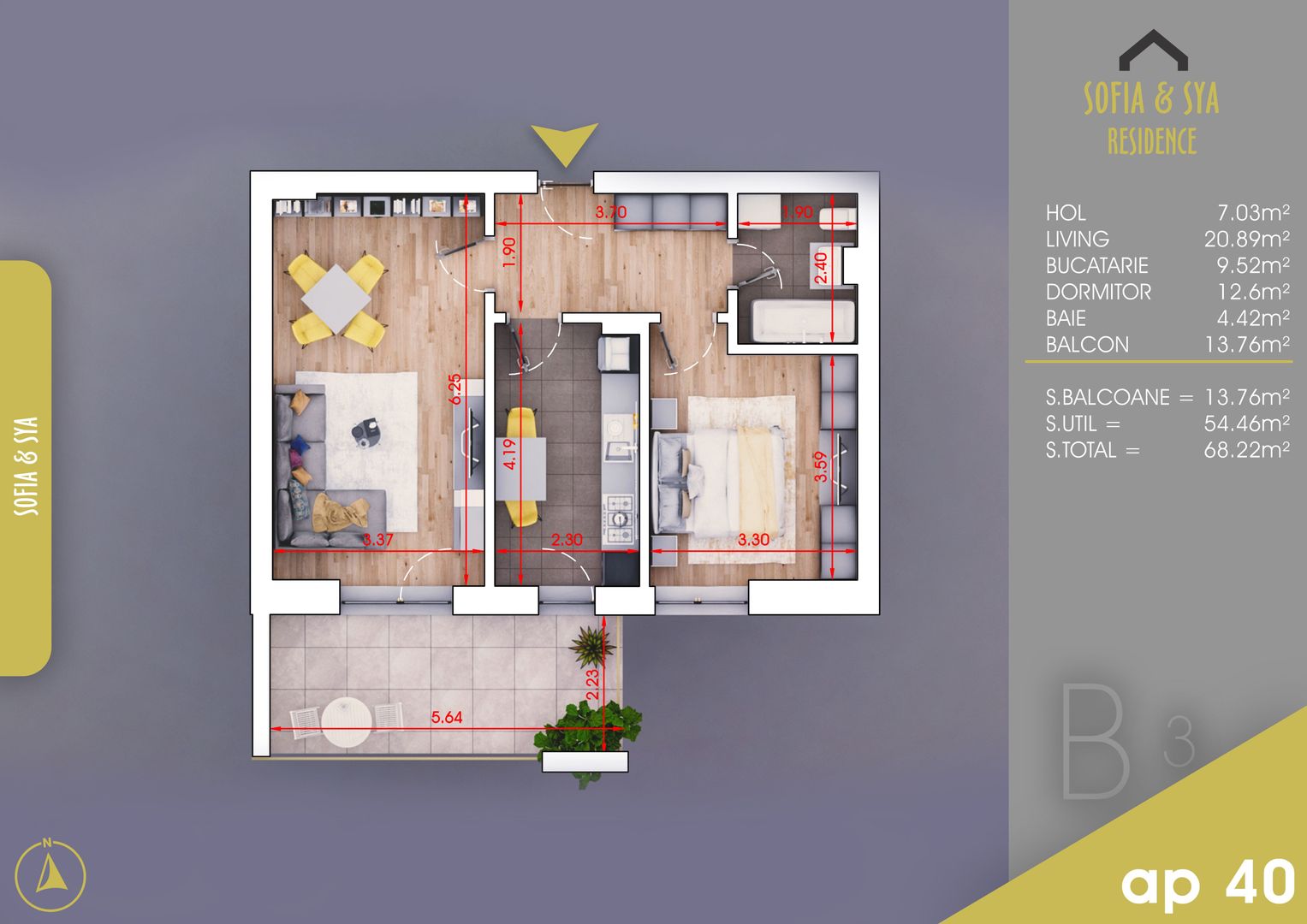 Apartament 2 camere Pallady, Parcare inclusa, Metrou N Teclu 10 min - Poză 4