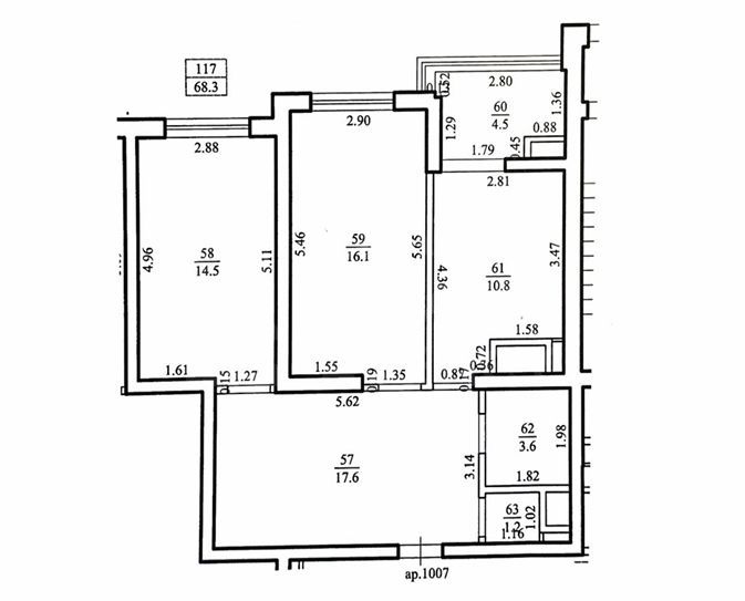 Vânzare, apartament, 2 camere, str. Vasile Lupu, Buiucani - Poză 3