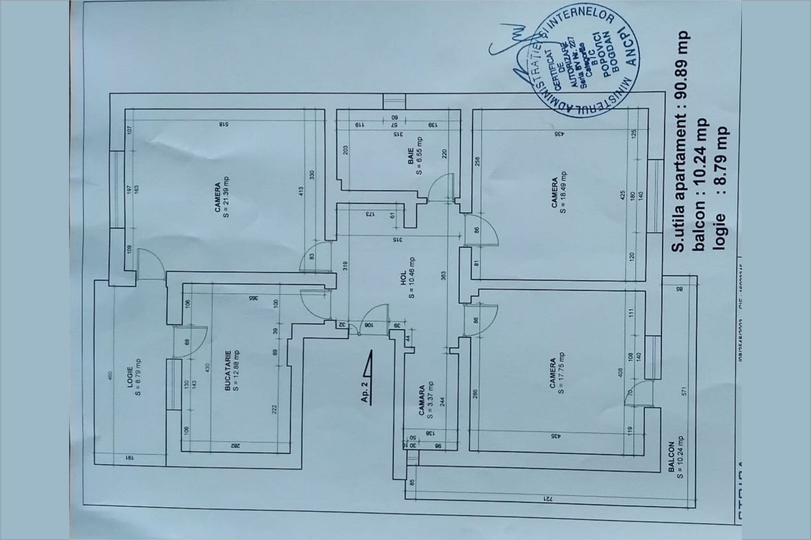Confort de apartament, libertate de casă – 3 camere, curte și garaj - Schiță 34