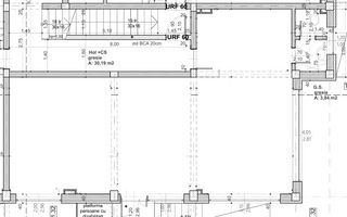 Spatiu nou de birouri, 80,5 mp + boxa de 12 mp, zona Centru - Schiță 2