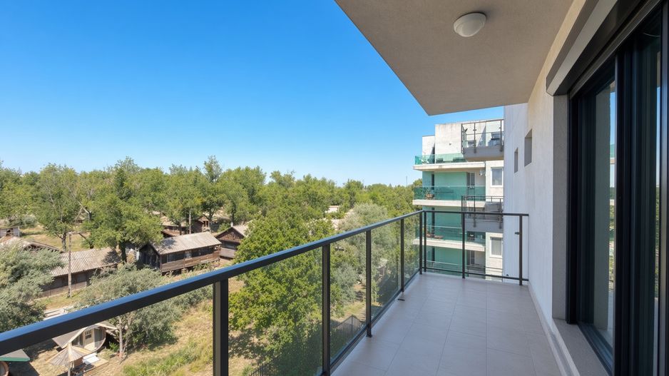 3 camere  langa plaja cu parcare | terasa si vedere la mare - Poză 8
