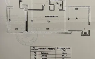 Apartament 2 camere de lux | Rovere Exclusive Concept | Terasă 21 mp - Schiță 19