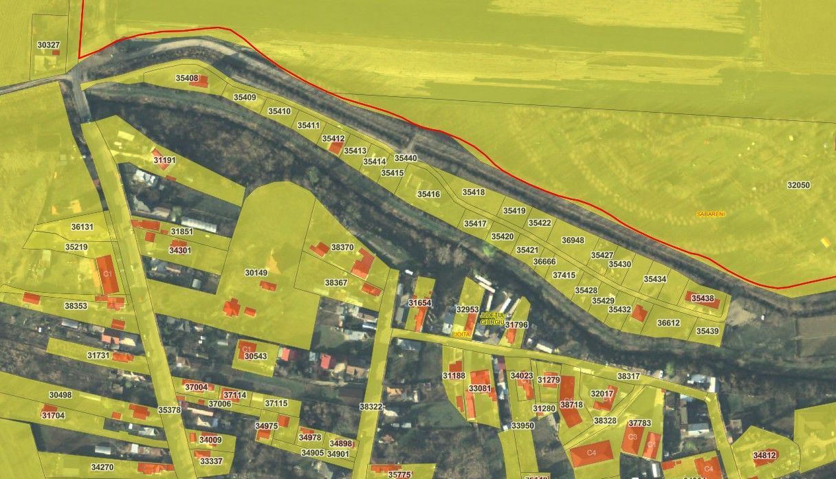 Teren intravilan 400 mp  cu autorizatie si funadatie  Săbăreni,  Joita - Poză 8