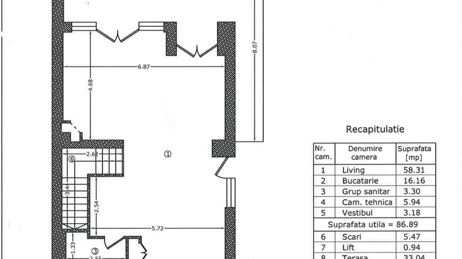 VILA 8 CAMERE - BANEASA - 220MP - COMISION 0% - Schiță 31
