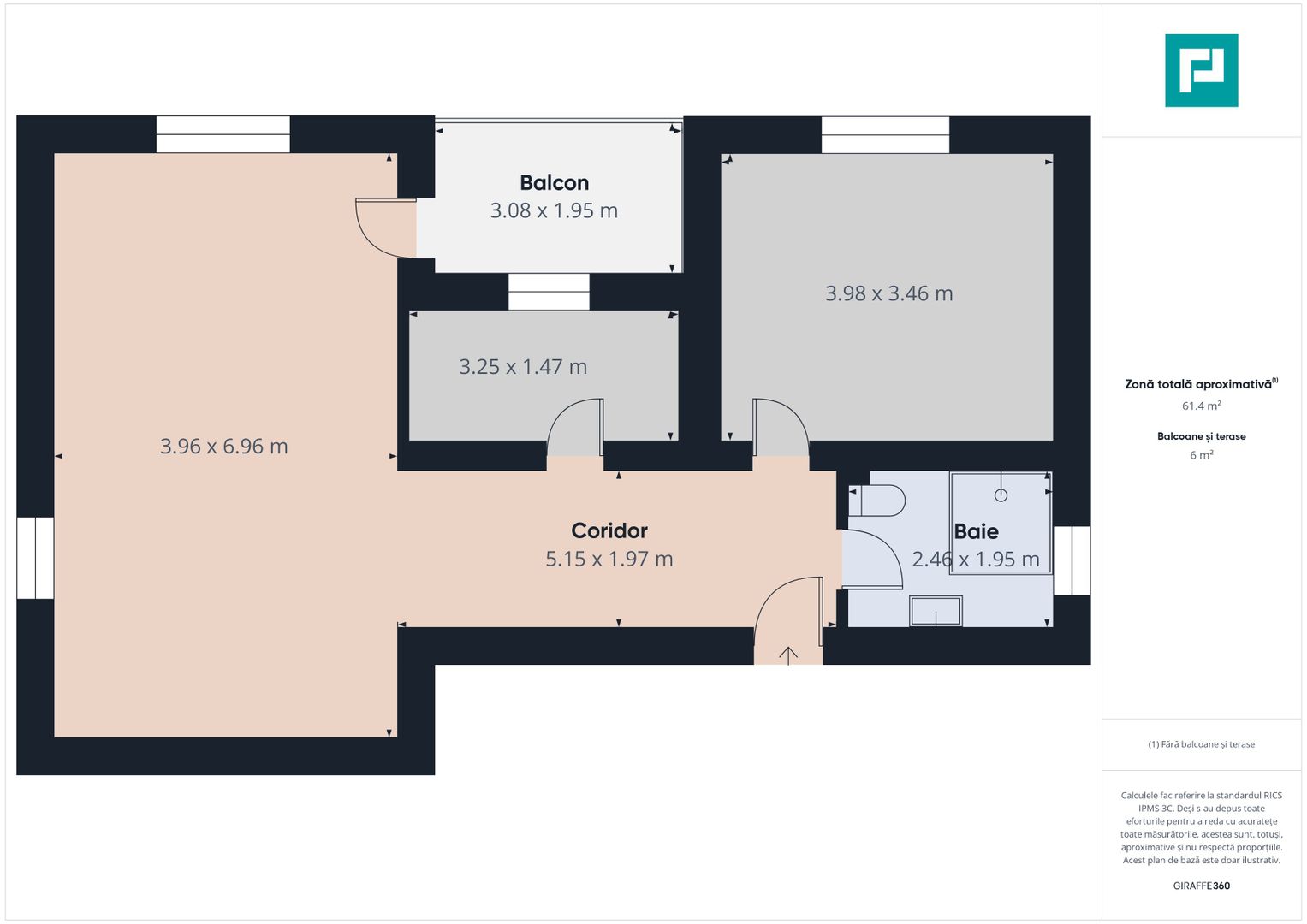 Apartament cu 2 camere – Moșnița Veche - Poză 26