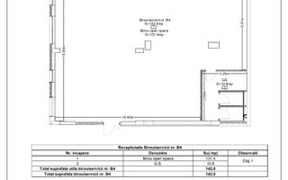 Spatii birouri 142mp si 194mp Marasti Iulius Mall finisaje la cerere - Schiță 2