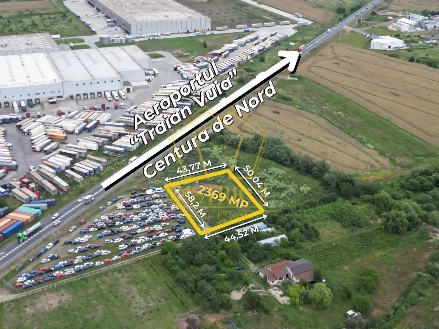 Teren intravilan pentru servicii sau industrial | Dumbravita - Poză 1