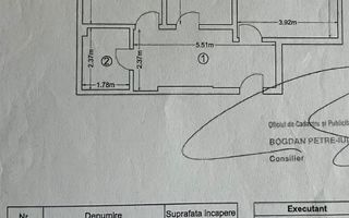 DE VANZARE 2 CAMERE DECOMANDAT | CARTIER LATIN | PARCARE | ETAJ 1 - Schiță 7