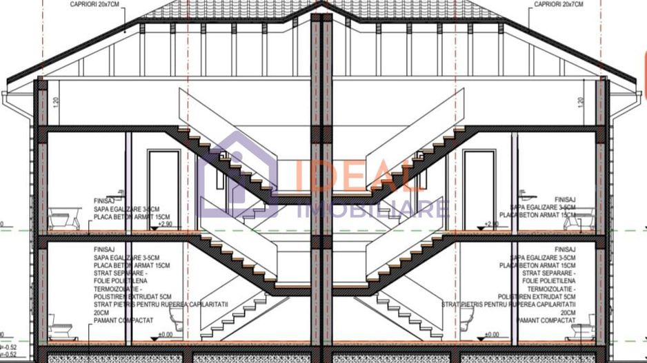 Duplex  Modern cu 6 camere, si teren de 270 mp, in Selimbar - Schiță 11