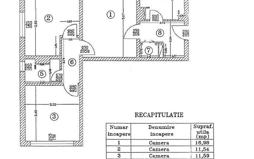 Apartament 3 camere Dna Ghica- centrala proprie - Poză 7