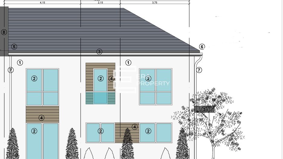 Duplex 4 Camere teren 300 mp  -Locație Centrală, Sura Mică - Poză 6