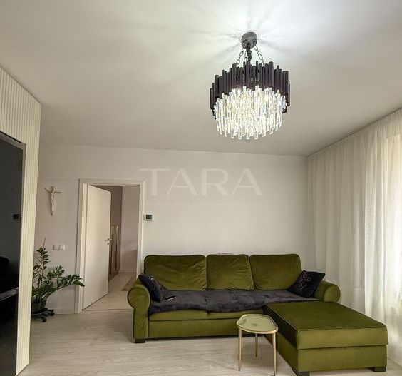 Apartament cu 2 camere, ultarfinisat, mobilat, cu grădină proprie. - Poză 1