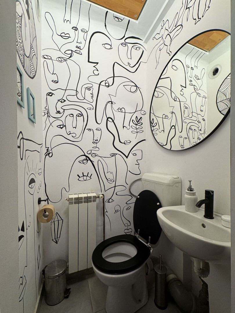 Apartament 2 camere - Domenii, etaj 2/2, centrala noua, curte, boxă, pod. - Poză 13