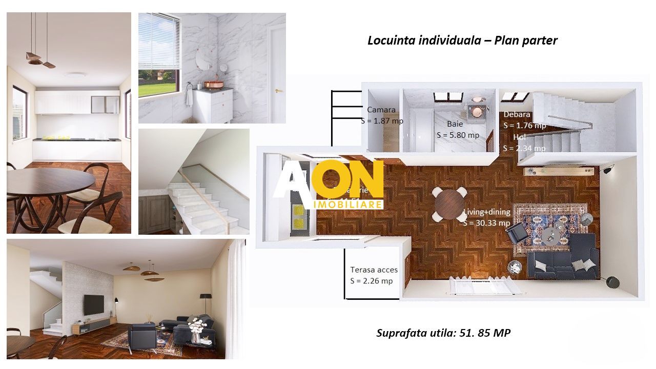 Casa cuplata, P+1, 120 mp utili, predare la cheie, Alba - Micesti - Schiță 17