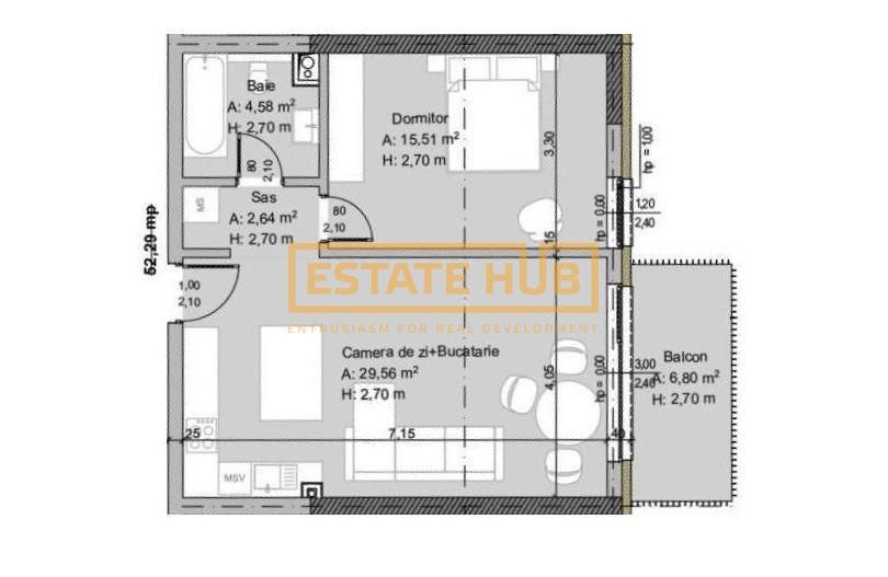PRESALE Traian 44 | 2 camere premium | 0% comision - Poză 6