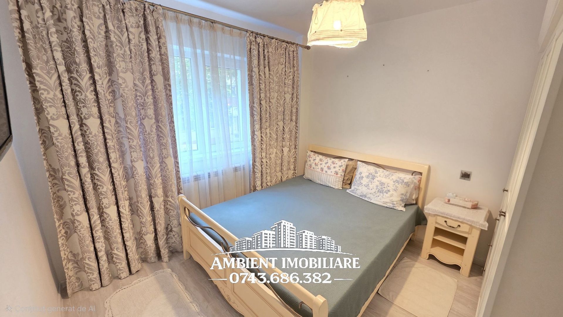 Apartament cu 3 camere, etaj 1, mobilat și utilat, zona FILATURII; - Poză 7