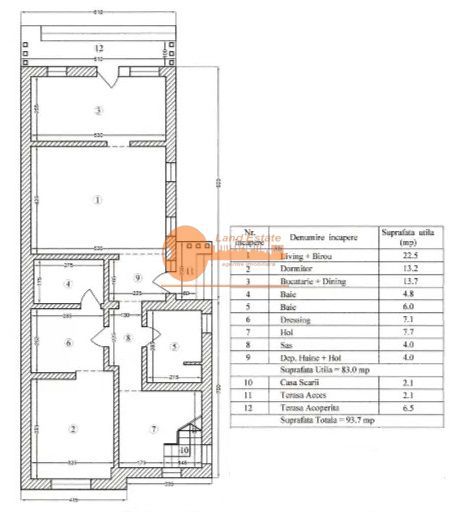 Vilă modernă finalizată 2022 | Finisaje premium | Zonă Rahova - Margeanului - Schiță 15