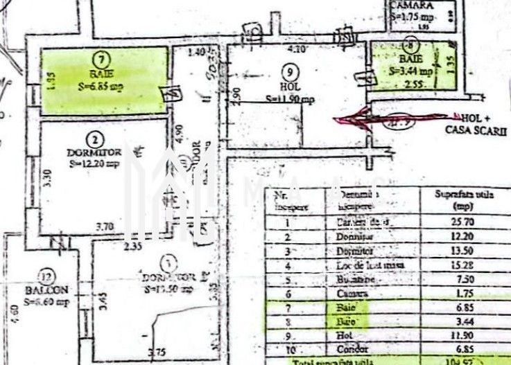 Comision 0 I Apartament 3 camere I Cartierul Arhitecților - Poză 8