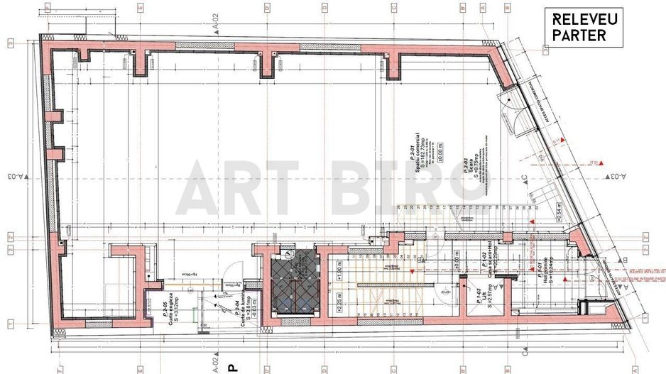 Zero comision, 260mp parter Universitate, showroom - birou, 3' metrou - Schiță 6