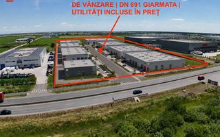 Parcele Industriale DN691 Giarmata | Utilități Incluse - Poză 1