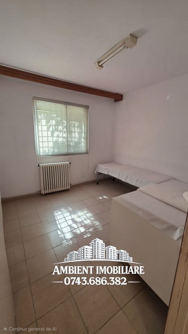Apartament cu 3 camere, fost cabinet medical, parter, zona CUZA VODĂ; - Poză 2