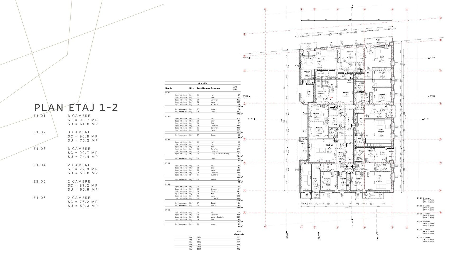 Proiect rezidențial cu AC – 29 apartamente – 4.330 mp – 35 parcări – S - Poză 16