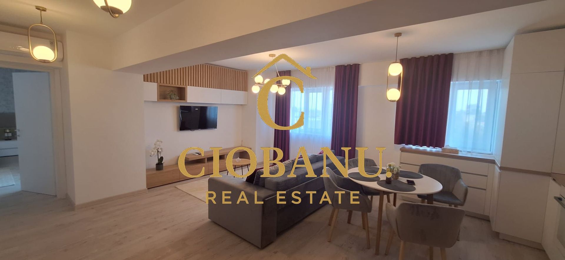 Apartament modern 2 camere+ 2 locuri de parcare de închiriat in Rovine - Poză 2