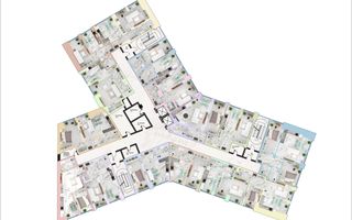 Vânzare, apartament premium cu o cameră, priveliște deosebită - Schiță 6