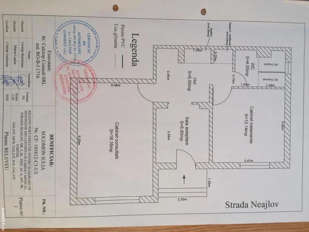 Închiriez cabinet medical /Avizat DSP/50mp - Poză 10