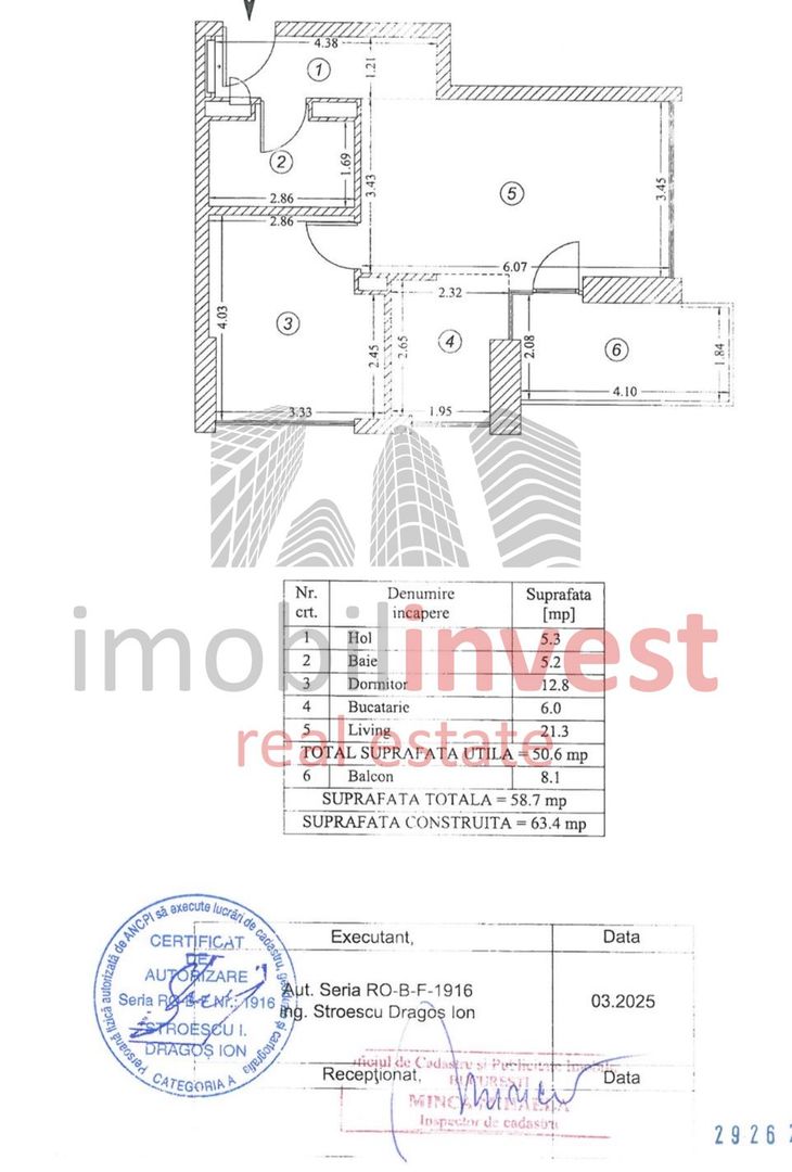 Apartament 2 camere de vanzare in One Lake Club - Schiță 12
