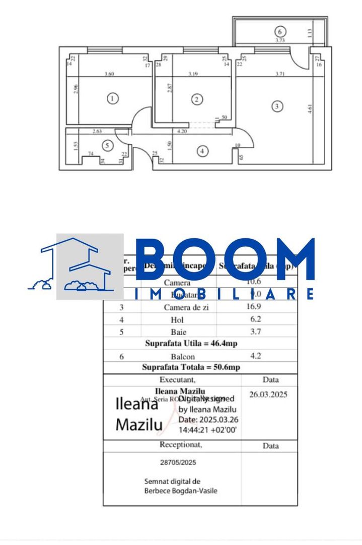 Apartament 2 camere | Etaj 1 | Zona Ostroveni | Gigacalorimetru - Poză 8