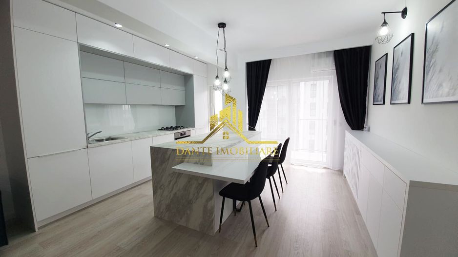 2 camere, mobilat modern, bloc nou, balcon, parcare, zona Marasti - Poză 6
