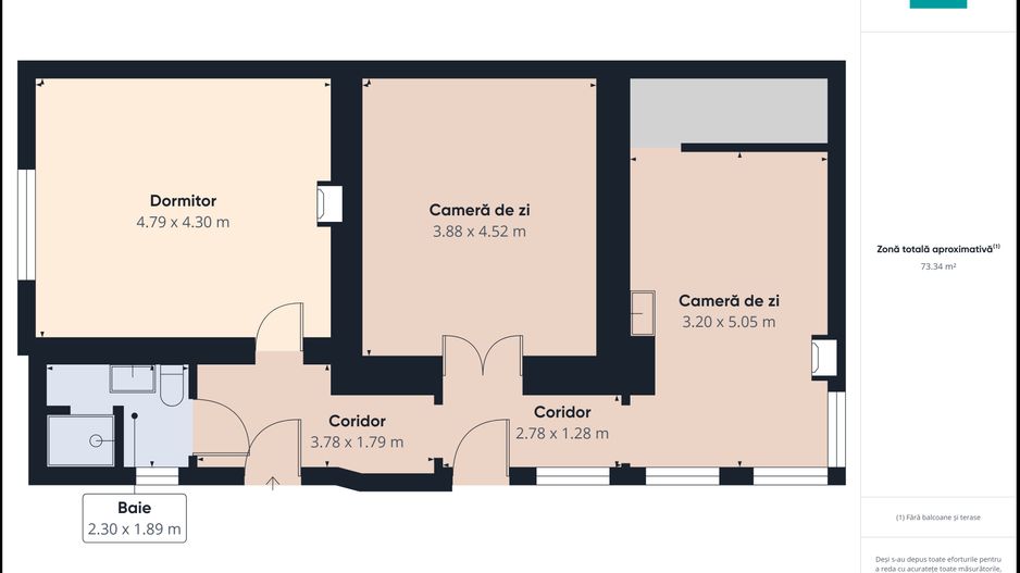 Casă cu 2 camere și 456 mp teren în Ghioroc - Poză 13
